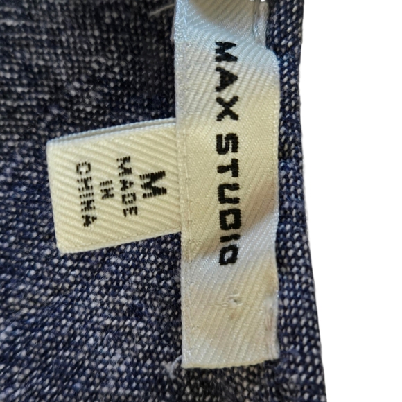 Max Studio Indigo Sleeveless Jumpsuit - Picture 9 of 9